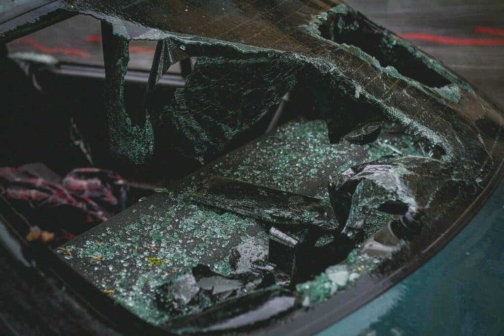 Totaled Vehicle in Colorado Car Accident