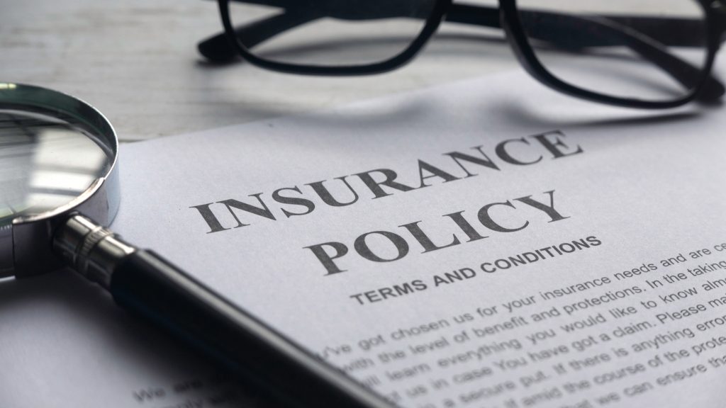 insurance policy terms and conditions